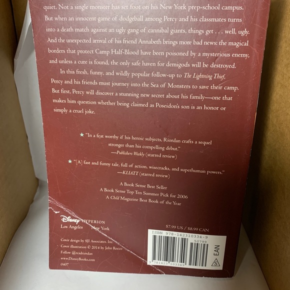 Percy Jackson Rick Riordan Books1-4 New set - Picture 8 of 9